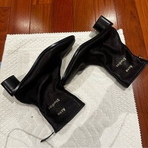 Acne Studio Black Leather boots